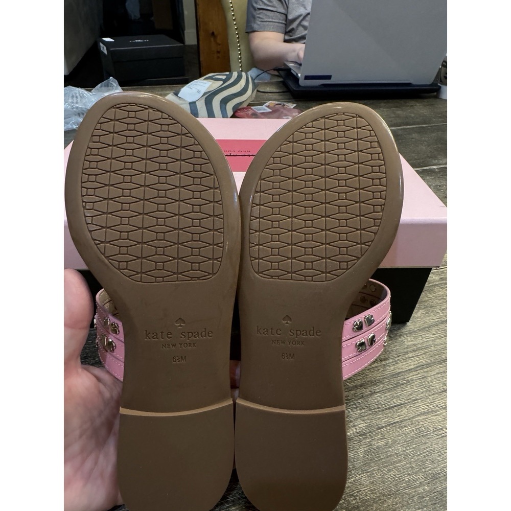 Kate Spade New York 254463 Womens Carol Thong Sandal Pink‎ Size 6.5 - Picture 7 of 9